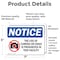 Signmission Use Of Camera Or Video Prohibited, 7 in W x Rectangle, Vinyl Decal OS-2PACK-NS-D-57-L-16789 - alternate 2